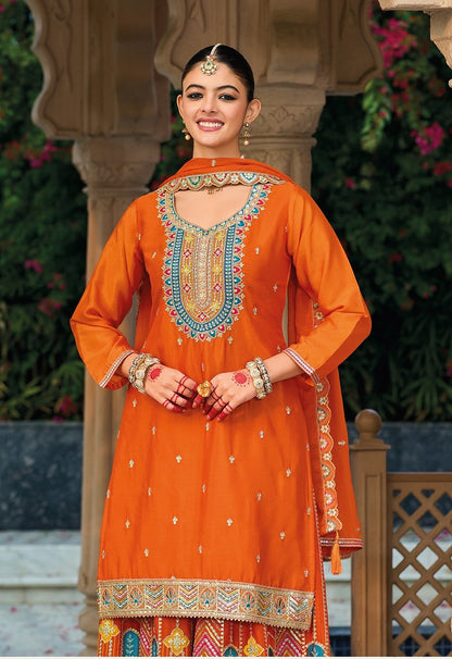 Noor-e-Nazaakat Suits Collection Orange