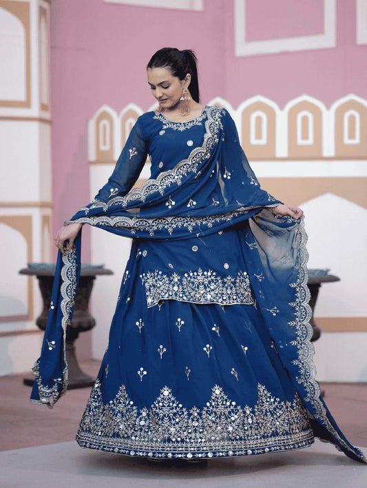 Mehfil Suits Collection Blue