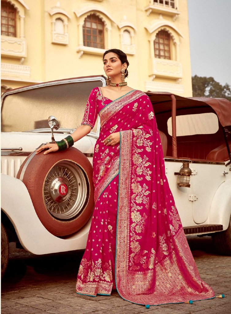 Silken Saaj Saree Collection Pink