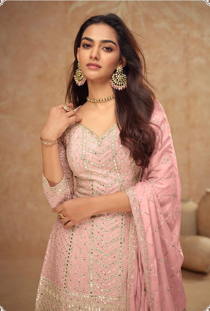 Sitara Sheen Suits Collection Light Pink