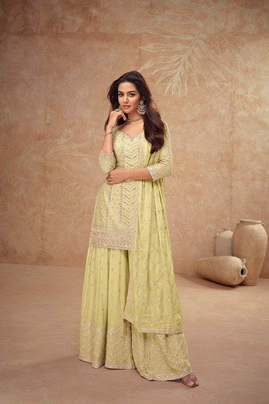Sitara Sheen Suits Collection Yellow