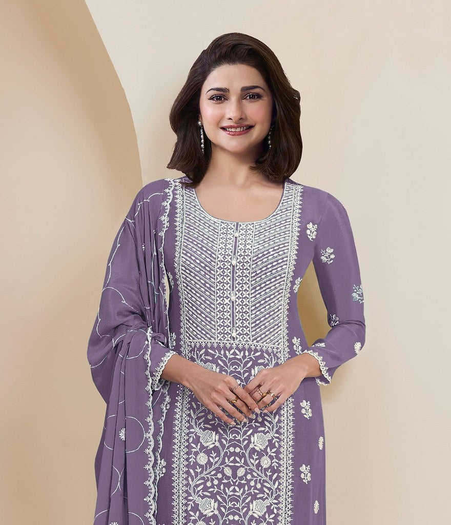 Aangan Suits Collection Purple