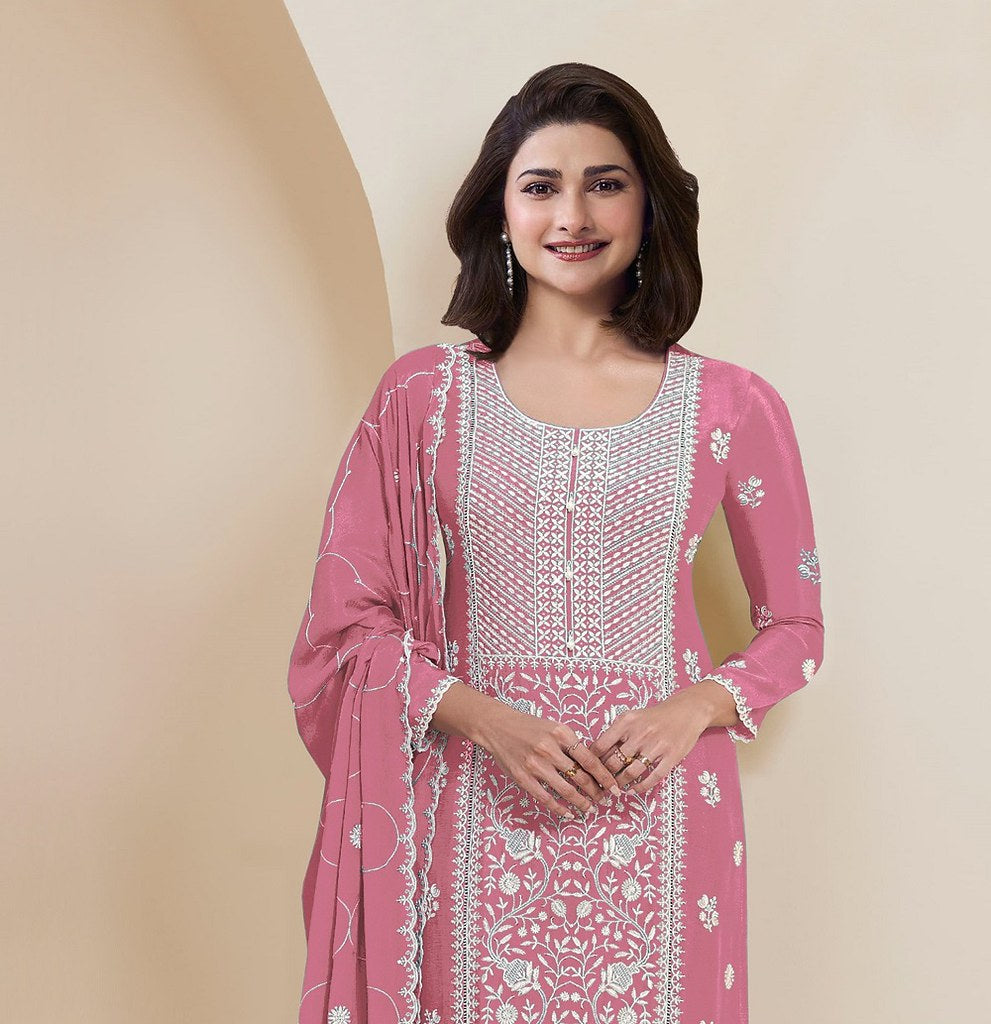 Aangan Suits Collection Pink