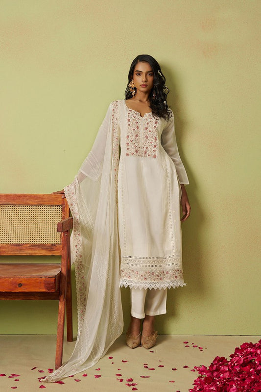 Pastel Muse Suits Collection Cream