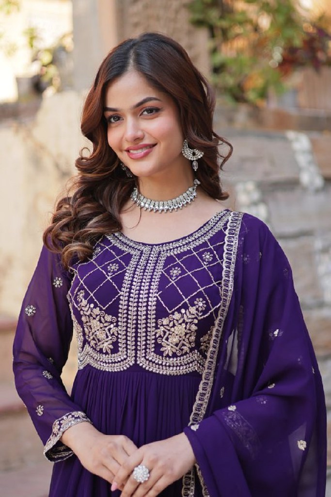 Gulbaani Gown Collection Purple