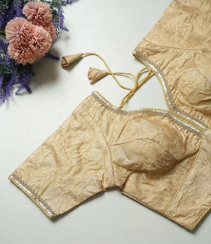 SilkSootra Blouse Line Cream