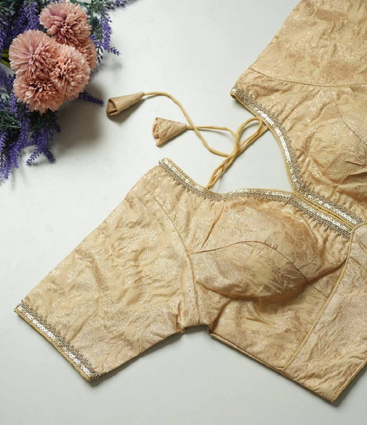 SilkSootra Blouse Line Cream