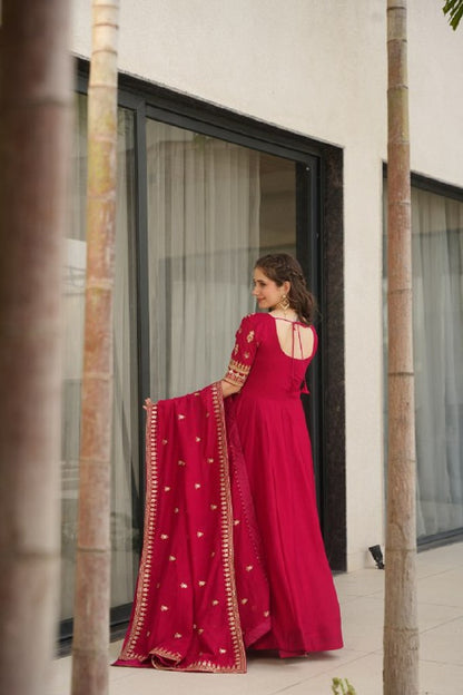 Gulbaani Gown Collection Pink