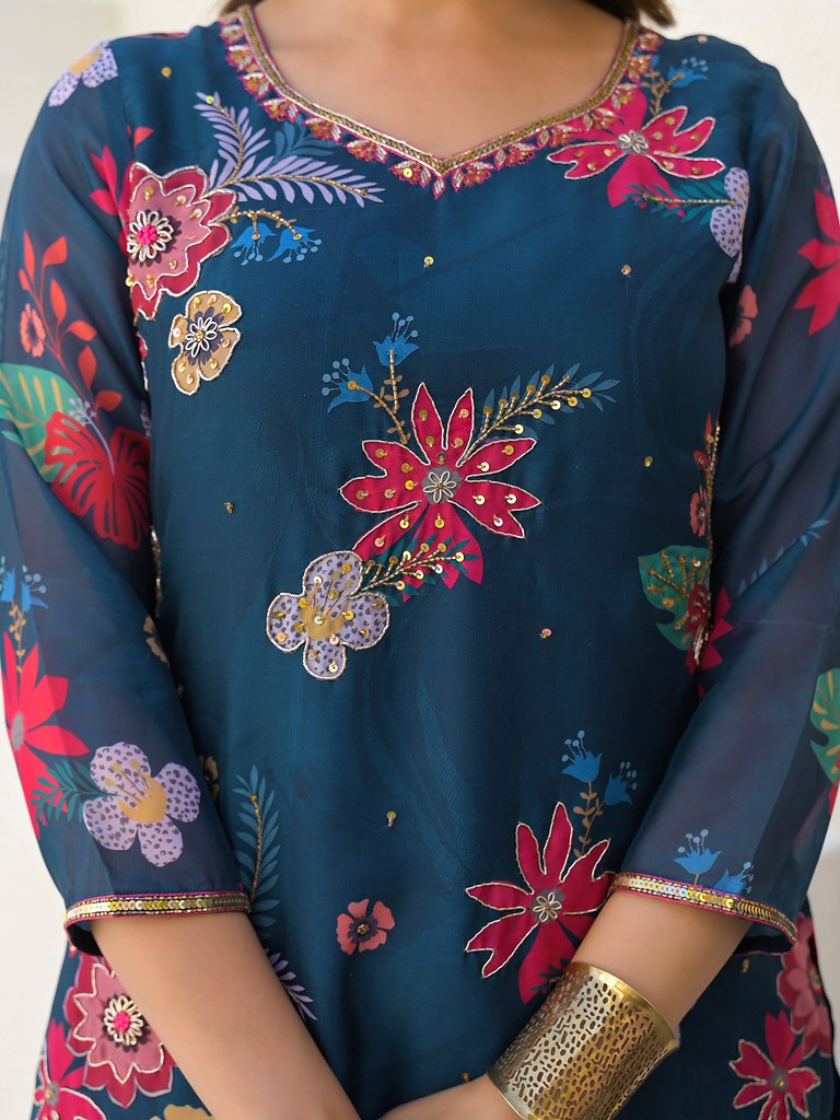 Zehra Shades Suits Collection Navy Blue