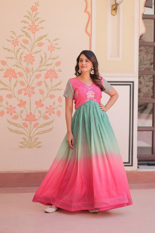 Zarposh Gown Collection Multi