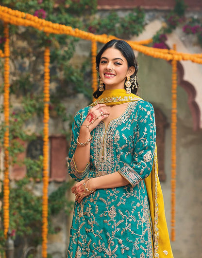 Rangriti Grace Suits Collection Sky