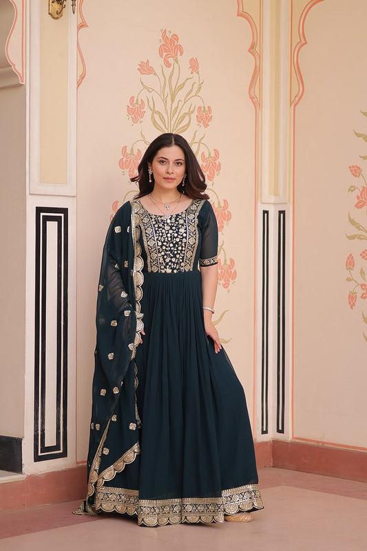 Baagh Gown Collection Blue