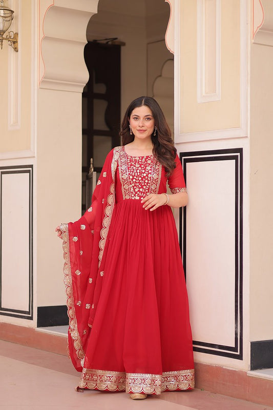 Baagh Gown Collection Red