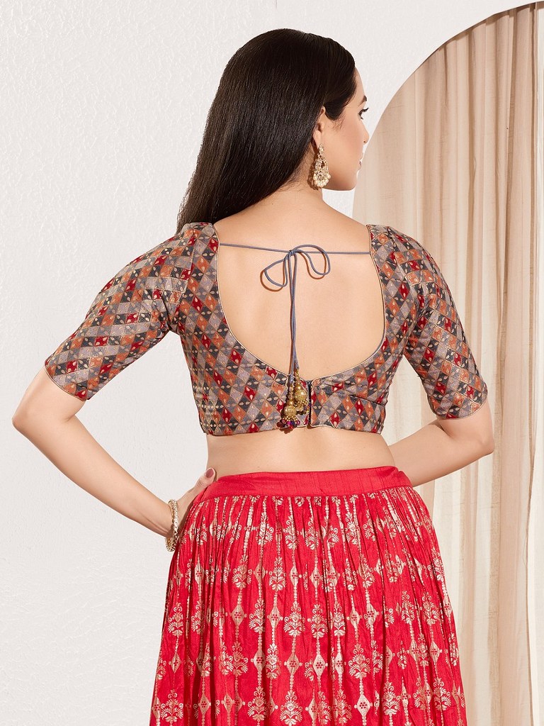 Rangtaar Blouse Line Grey