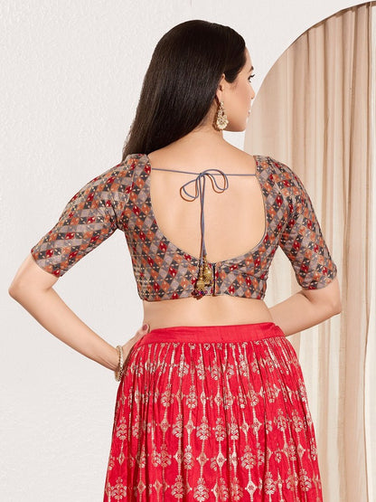 Rangtaar Blouse Line Grey