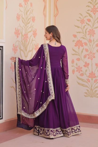 Raagini Gown Collection Purple