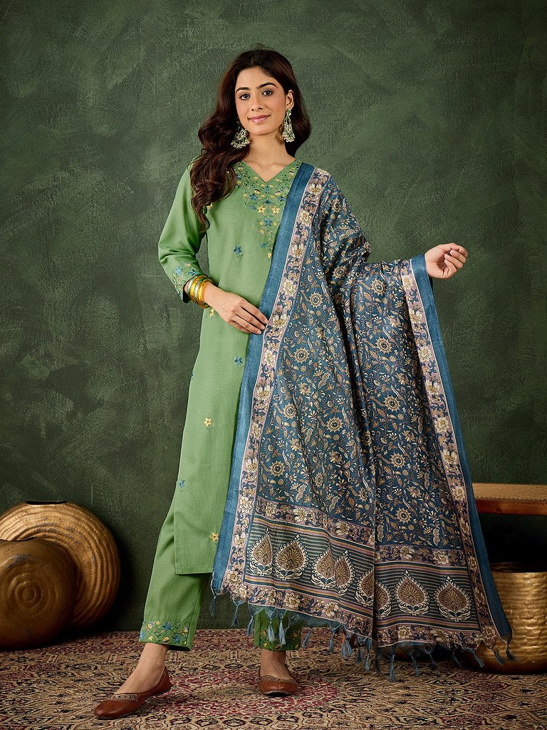 Desi Dhaaga Collection Green