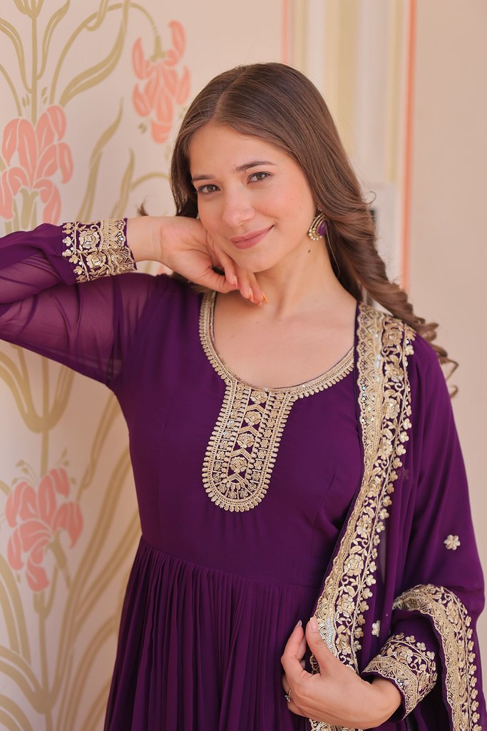 Raagini Gown Collection Purple
