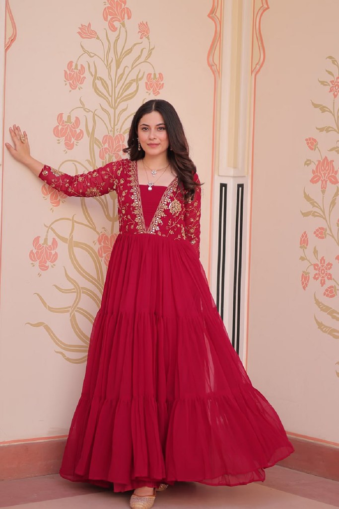 Mehrunissa Gown Collection Pink