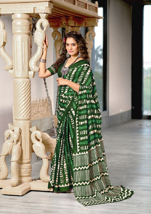 RaagSoot Saree Collection Green