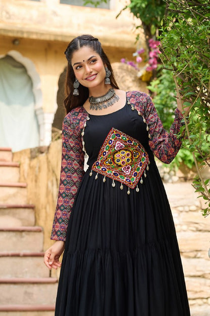 NrittaSaaz Gown Collection Black