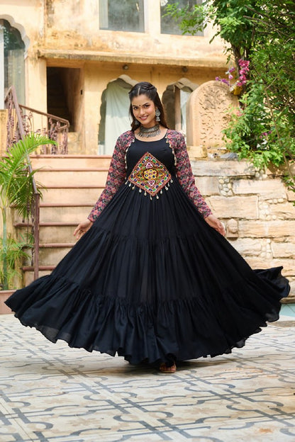 NrittaSaaz Gown Collection Black