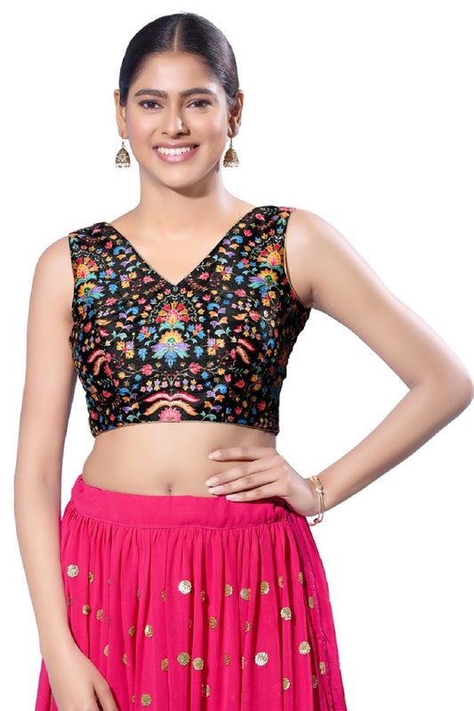 Karigari Blouse Line Black