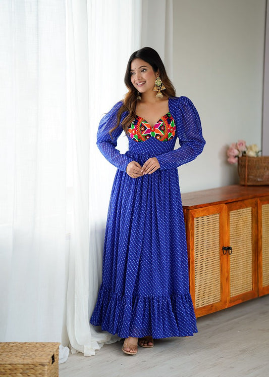 Indraneel Gown Blue
