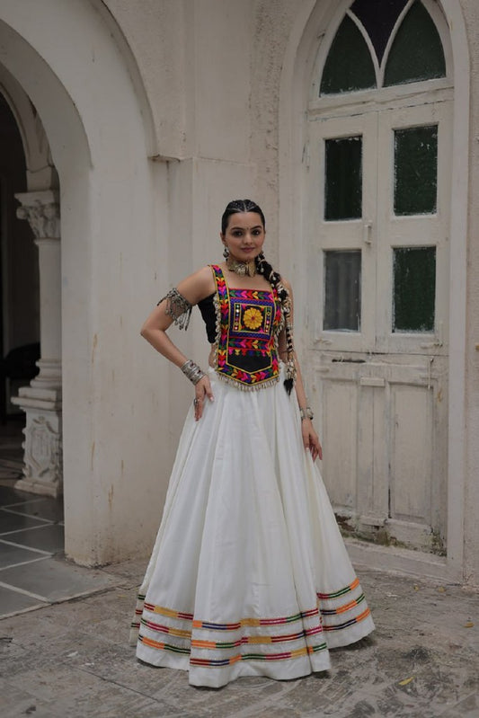 Tarangini Collection White Lehenga Choli