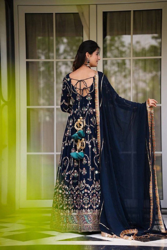 Rangini Gown Navy Blue