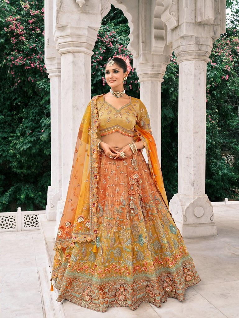 Rangtarang Silk Lehenga Collection Multi