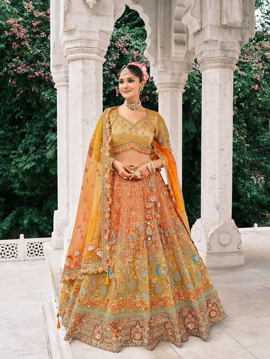 Rangtarang Silk Lehenga Collection Multi