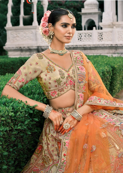 Rangtarang Silk Lehenga Collection Multi