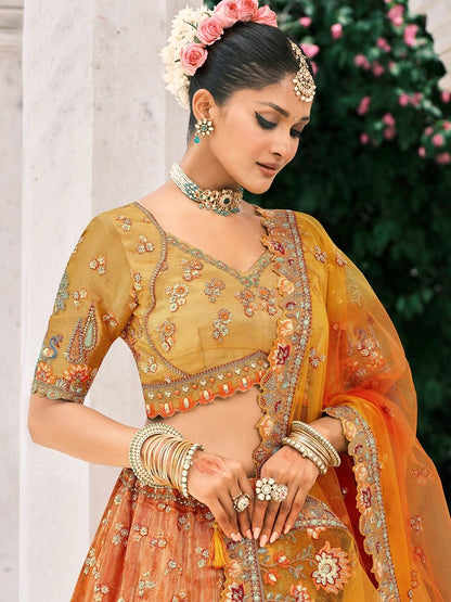Rangtarang Silk Lehenga Collection Multi