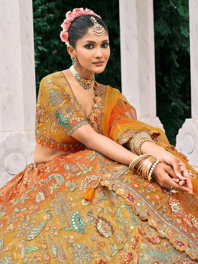 Rangtarang Silk Lehenga Collection Multi