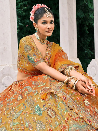 Rangtarang Silk Lehenga Collection Multi
