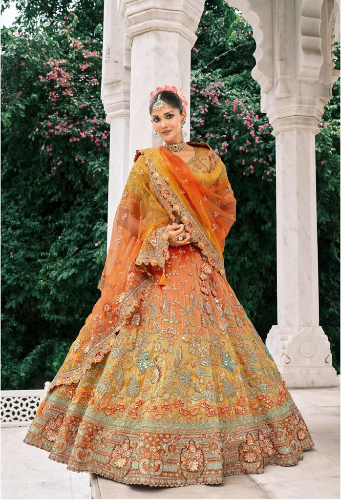 Rangtarang Silk Lehenga Collection Multi