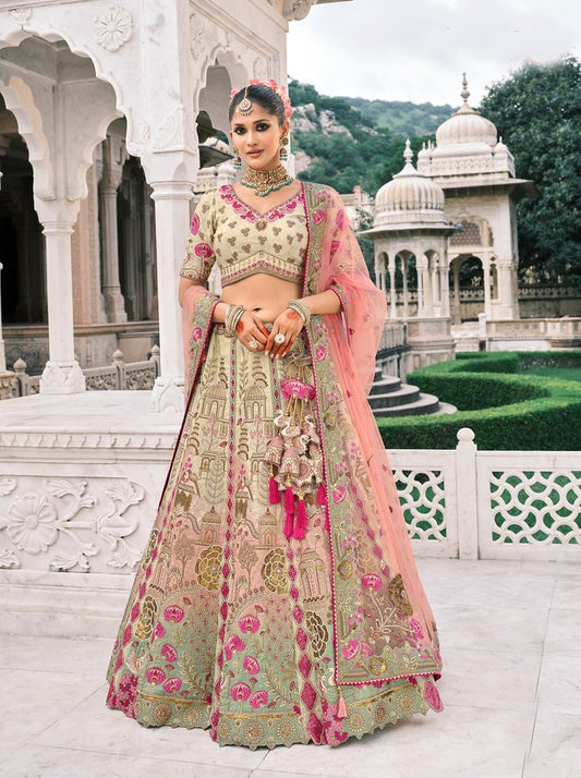 Rangtarang Silk Lehenga Collection Multi