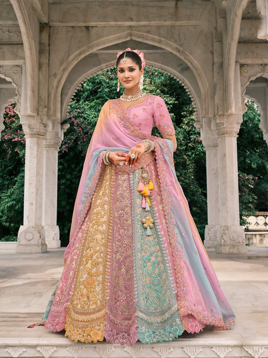 Rangtarang Silk Lehenga Collection Multi