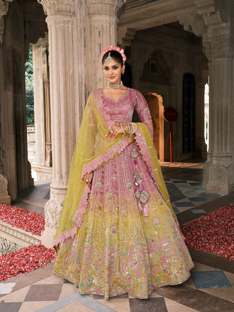 Rangtarang Silk Lehenga Collection Multi