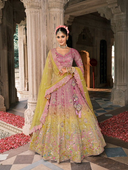 Rangtarang Silk Lehenga Collection Multi