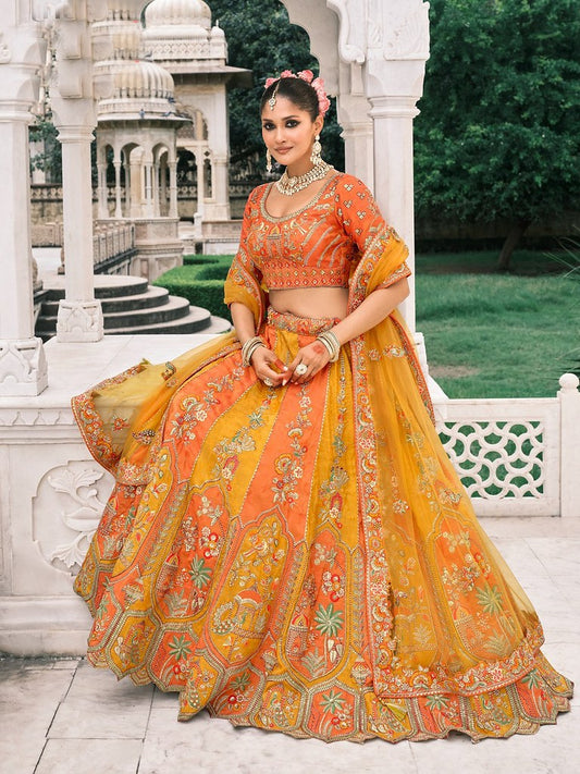 Rangtarang Silk Lehenga Collection Multi