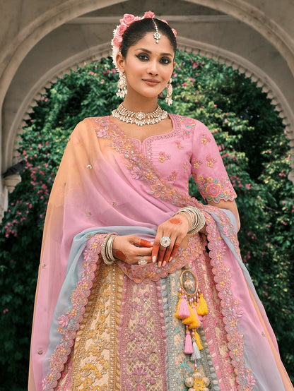 Rangtarang Silk Lehenga Collection Multi