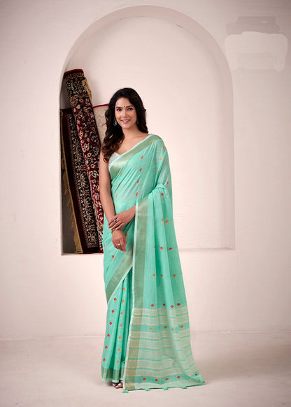 Nayantara Linen Silks Mint