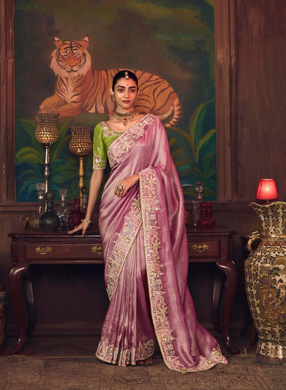 Suhasra Silk Saree Weaves Pink