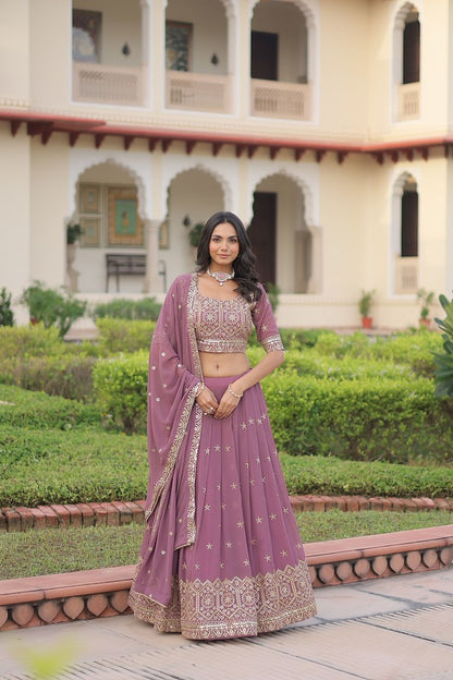 Ethnica Lehenga Set Onion