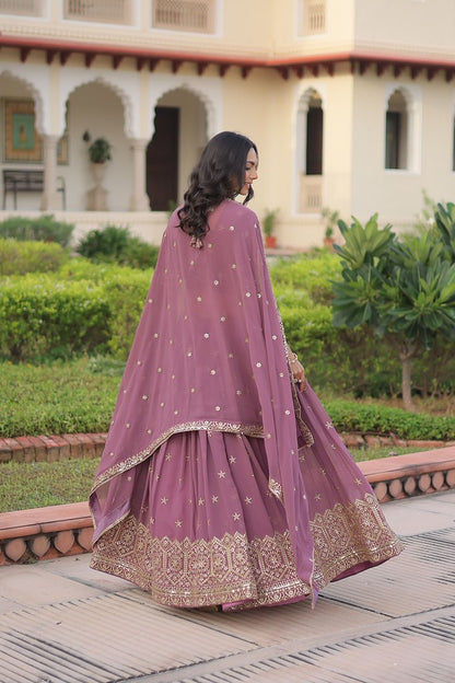 Ethnica Lehenga Set Onion