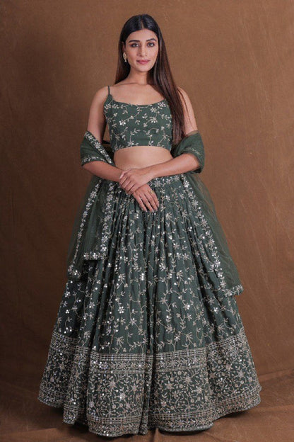 Vivanta Regal Lehenga Set Mehendi