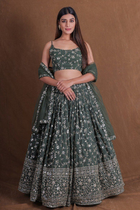 Vivanta Regal Lehenga Set Mehendi