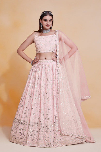 Vivanta Regal Lehenga Set Pink